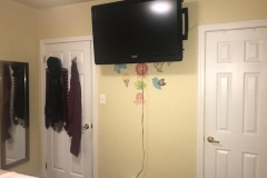 Bedroom Master tv wall